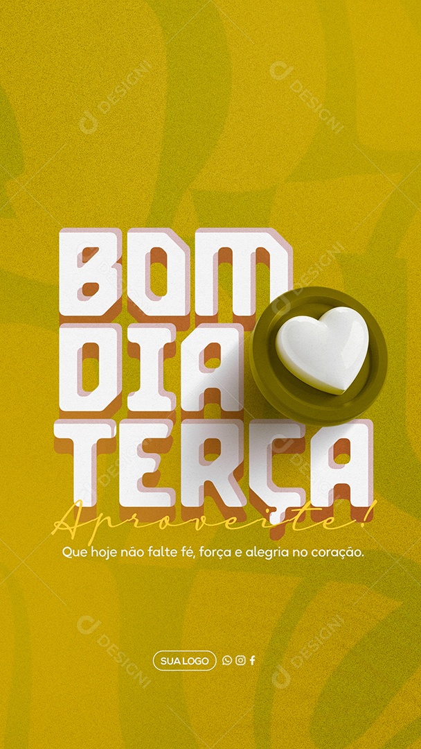 Story Bom Dia Terça Feira Social Media PSD Editável