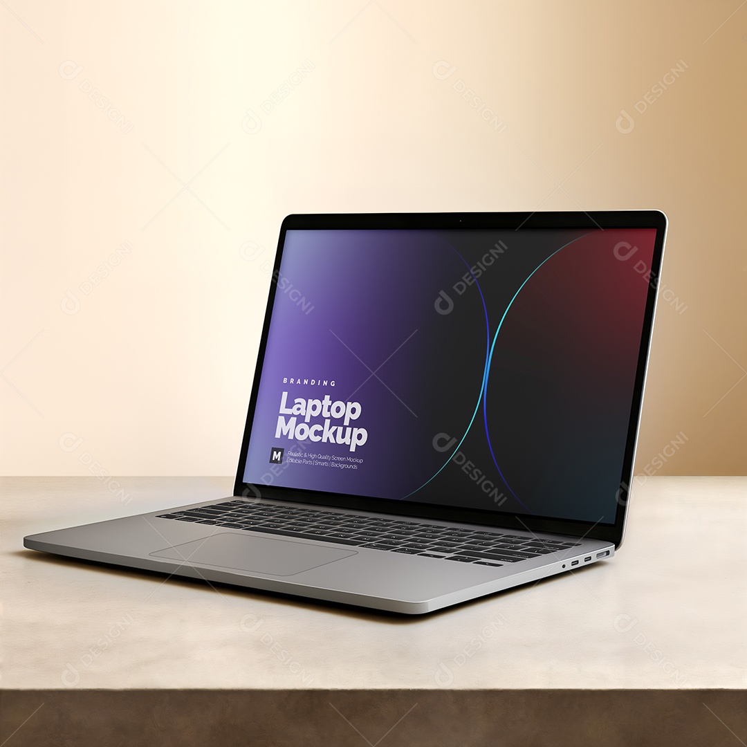 Mockup de Notebook PSD Editável