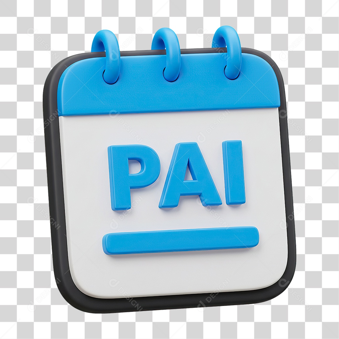Calendário Pai PNG Transparente