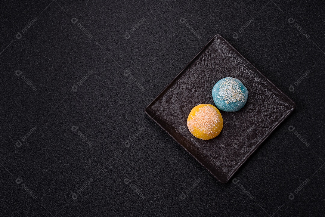 Retrato de bolinhos de arroz saborosos