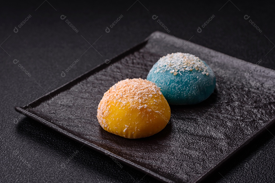 Retrato de bolinhos de arroz saborosos