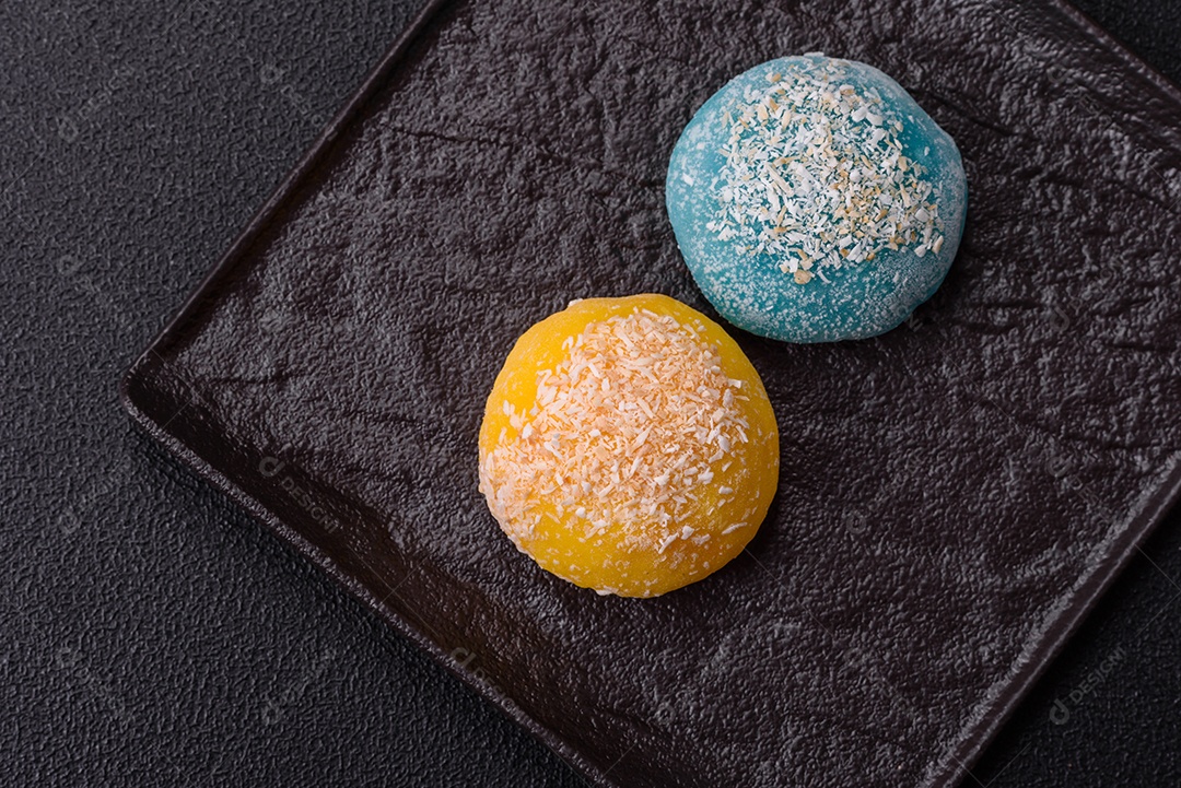 Retrato de bolinhos de arroz saborosos