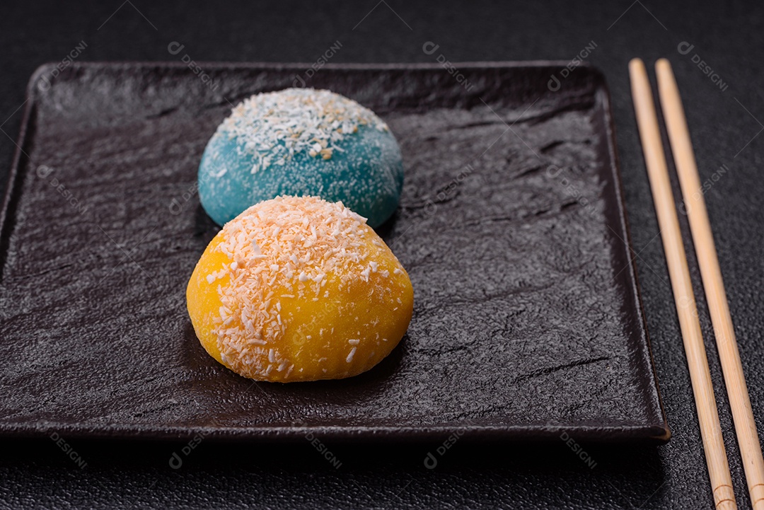 Retrato de bolinhos de arroz saborosos