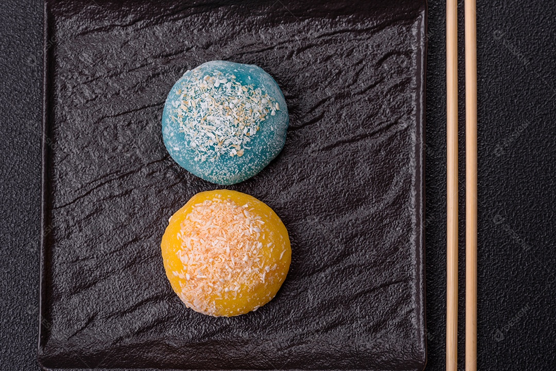 Retrato de bolinhos de arroz saborosos