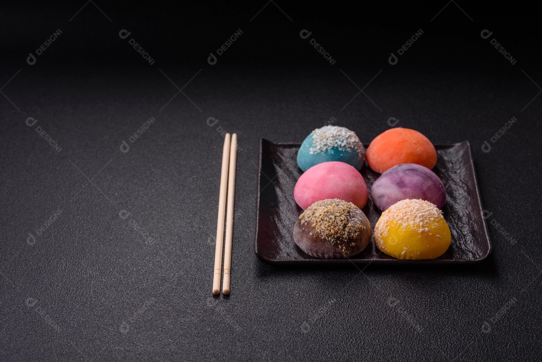 Retrato de bolinhos de arroz saborosos