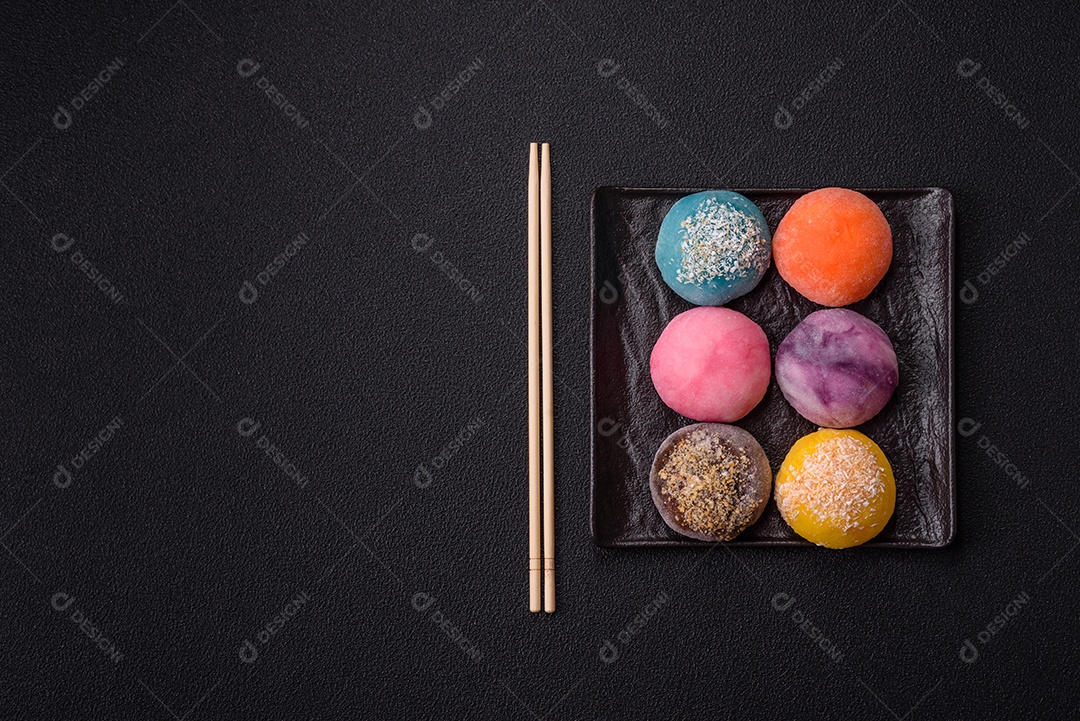 Retrato de bolinhos de arroz saborosos