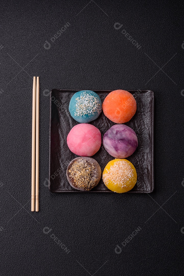 Retrato de bolinhos de arroz saborosos