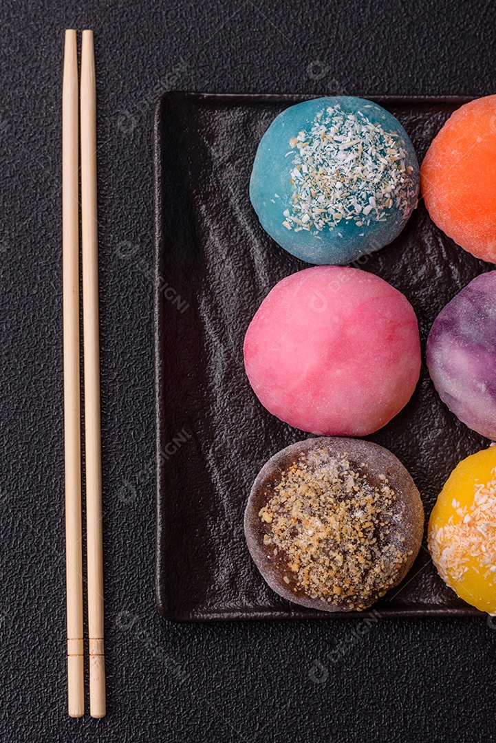 Retrato de bolinhos de arroz saborosos