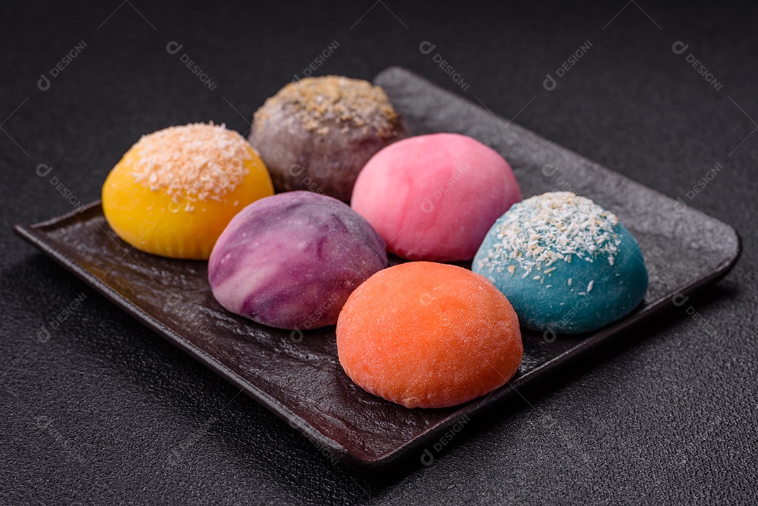 Retrato de bolinhos de arroz saborosos