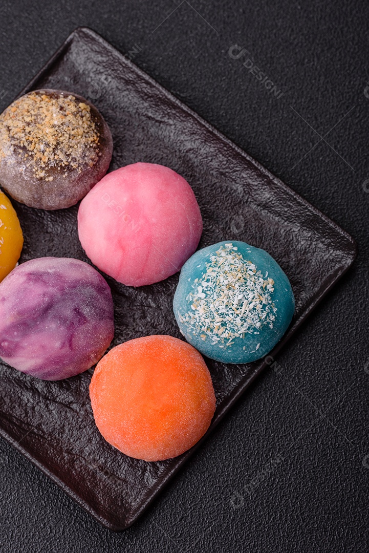 Retrato de bolinhos de arroz saborosos