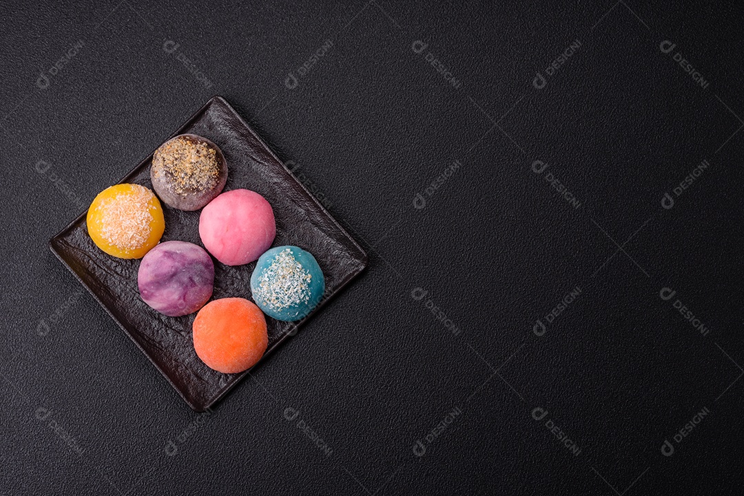 Retrato de bolinhos de arroz saborosos