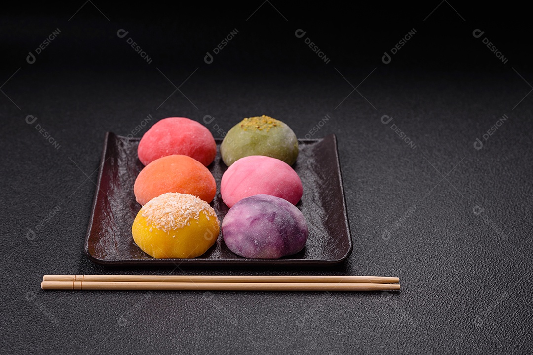 Retrato de bolinhos de arroz saborosos