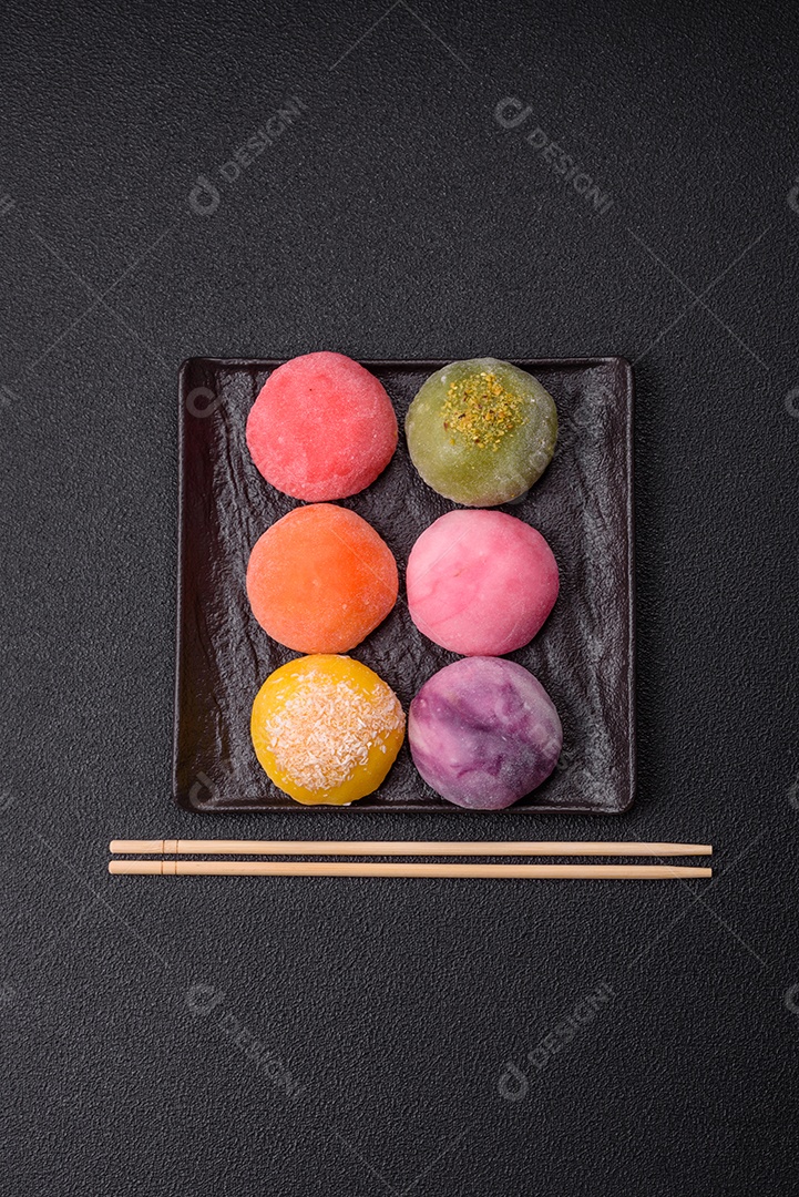 Retrato de bolinhos de arroz saborosos