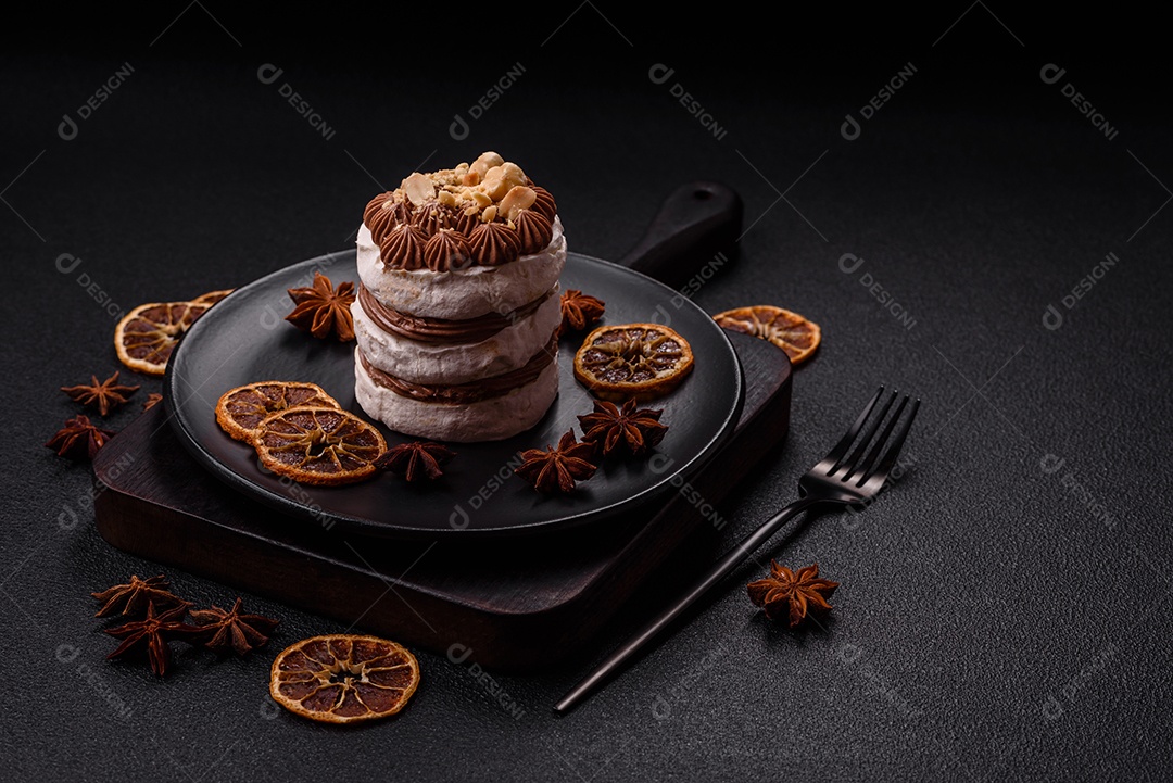 Imagem mostra uma sobremesa individual