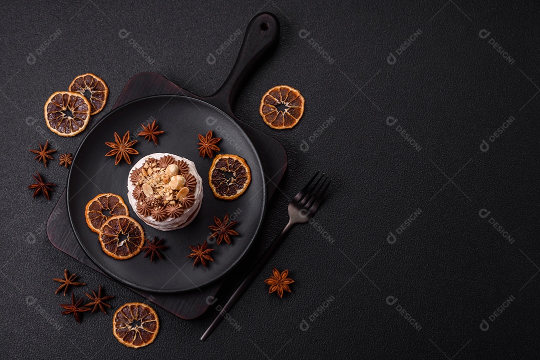 Imagem mostra uma sobremesa individual