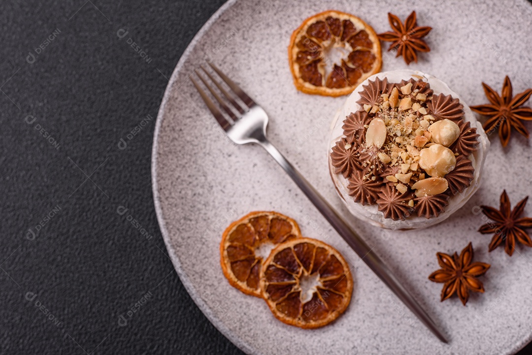 Imagem mostra uma sobremesa individual