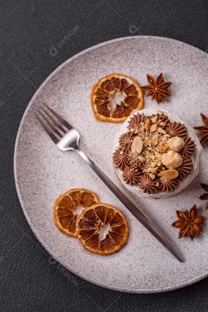 Imagem mostra uma sobremesa individual