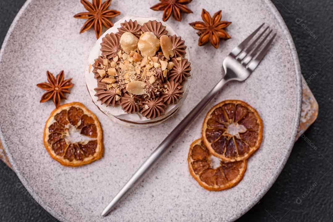 Imagem mostra uma sobremesa individual