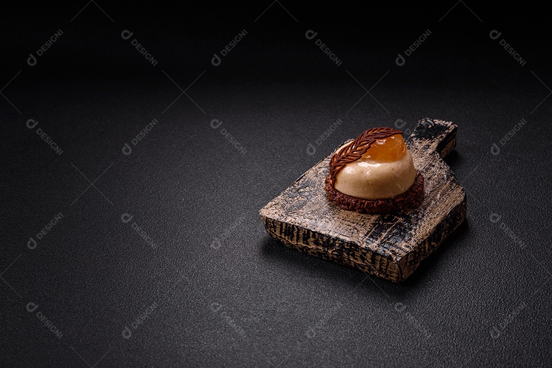 Imagem mostra uma sobremesa individual