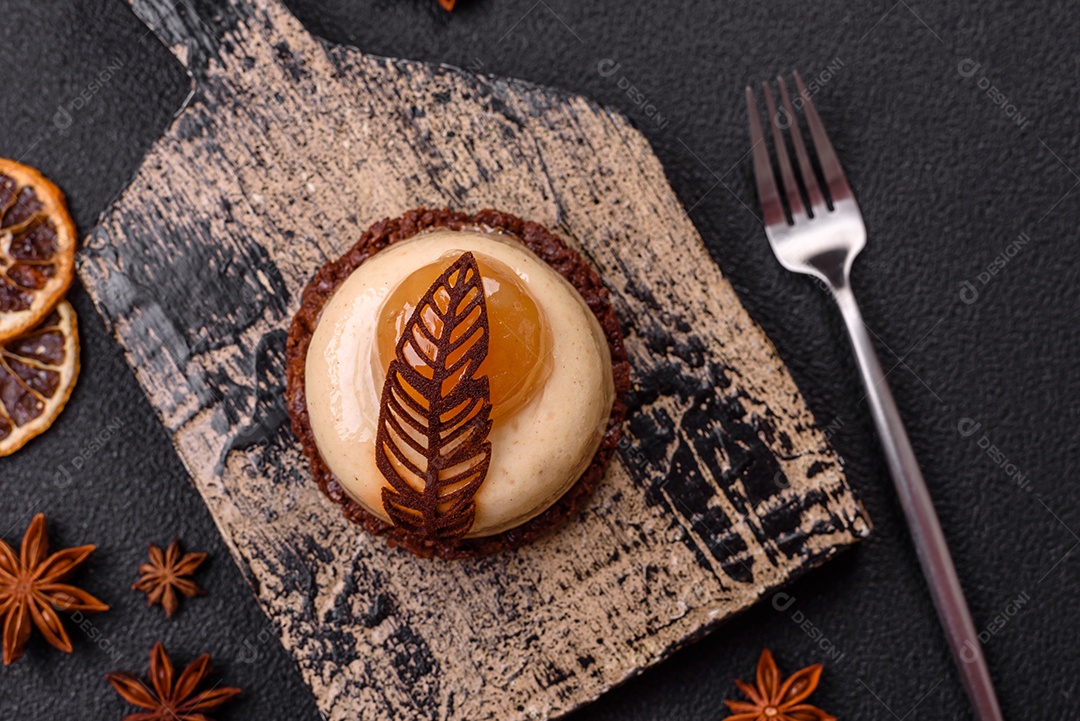 Imagem mostra uma sobremesa individual