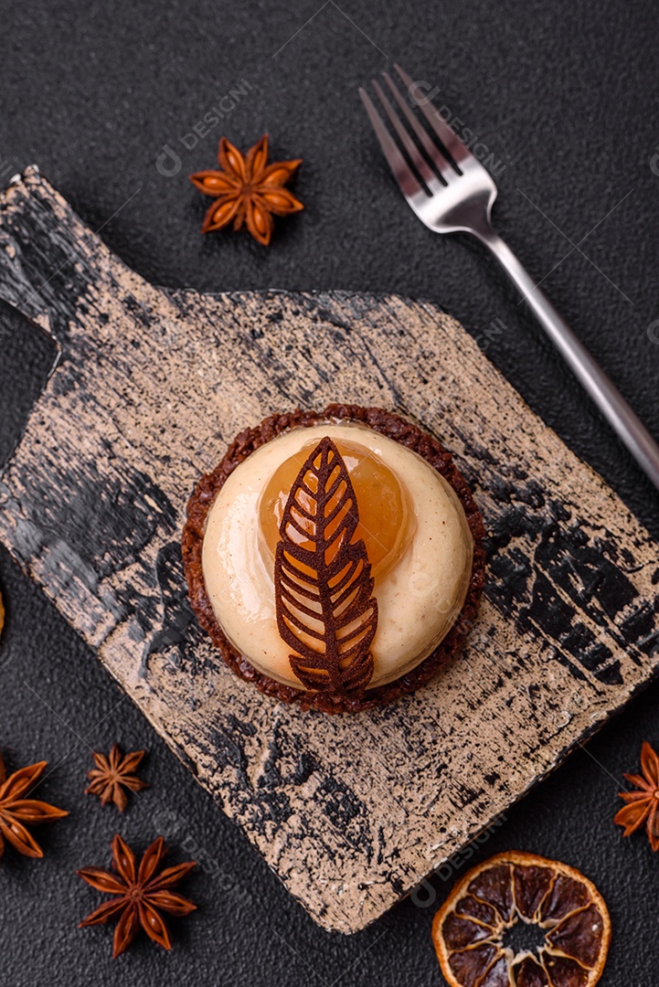 Imagem mostra uma sobremesa individual