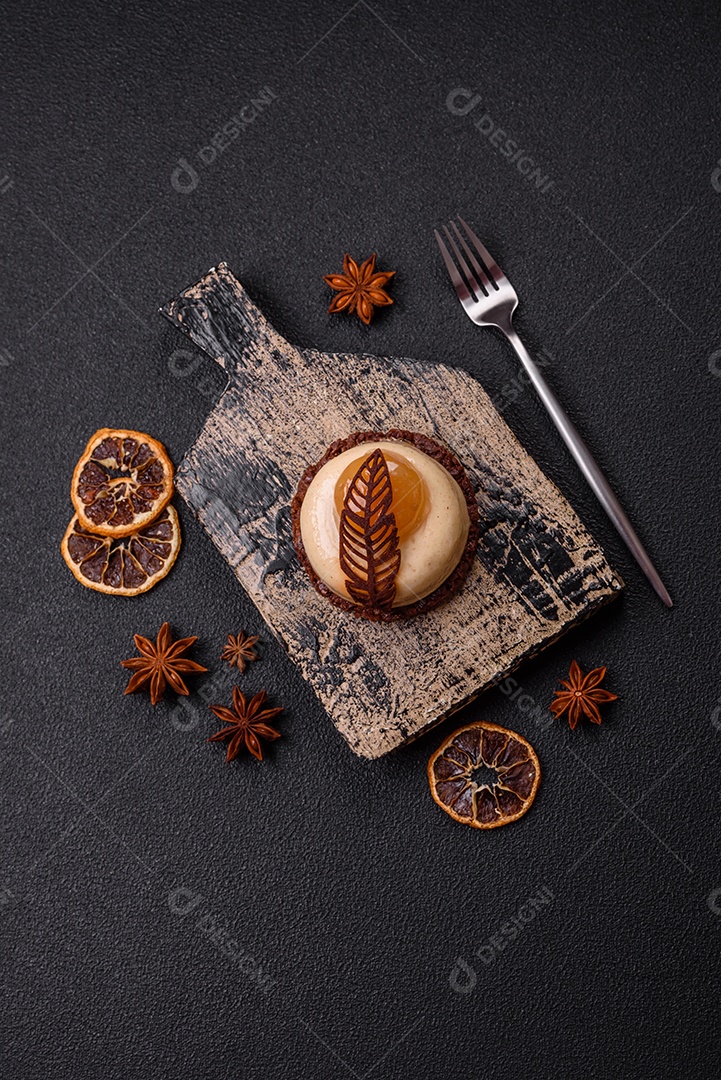 Imagem mostra uma sobremesa individual