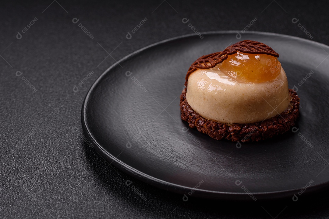 Imagem mostra uma sobremesa individual