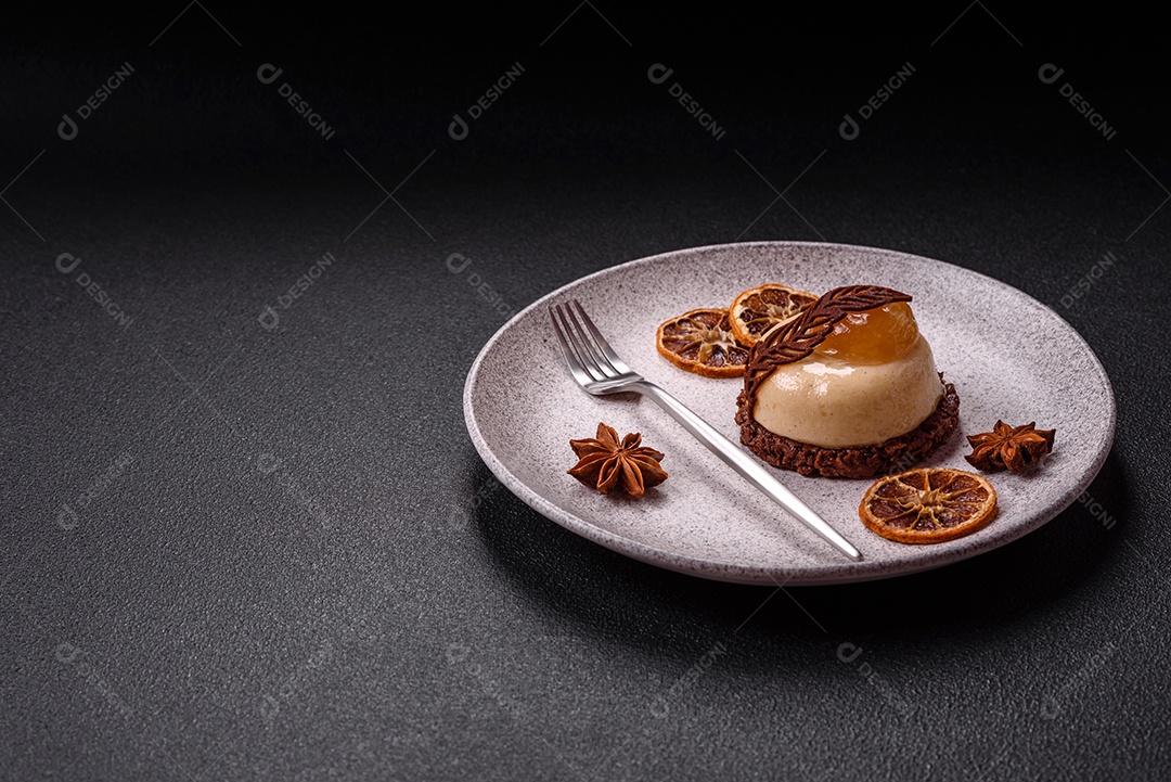 Imagem mostra uma sobremesa individual