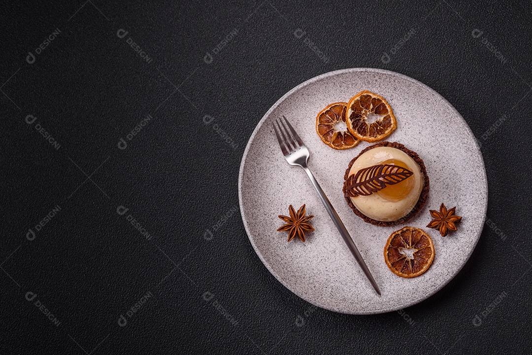 Imagem mostra uma sobremesa individual