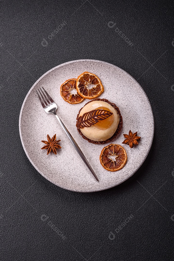 Imagem mostra uma sobremesa individual