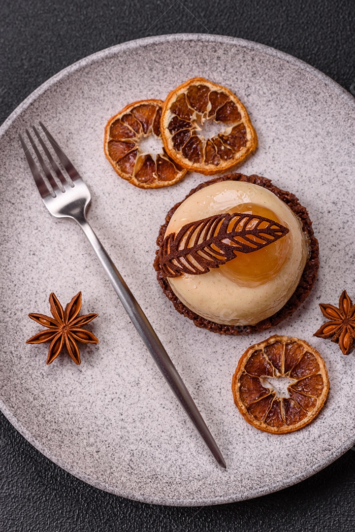 Imagem mostra uma sobremesa individual