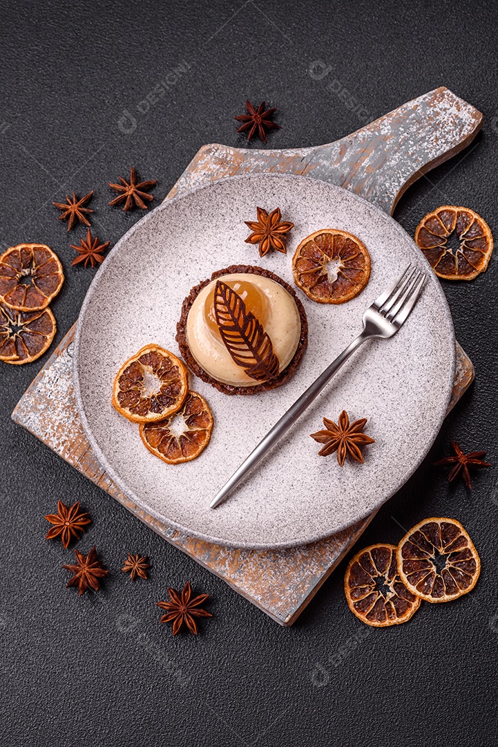 Imagem mostra uma sobremesa individual