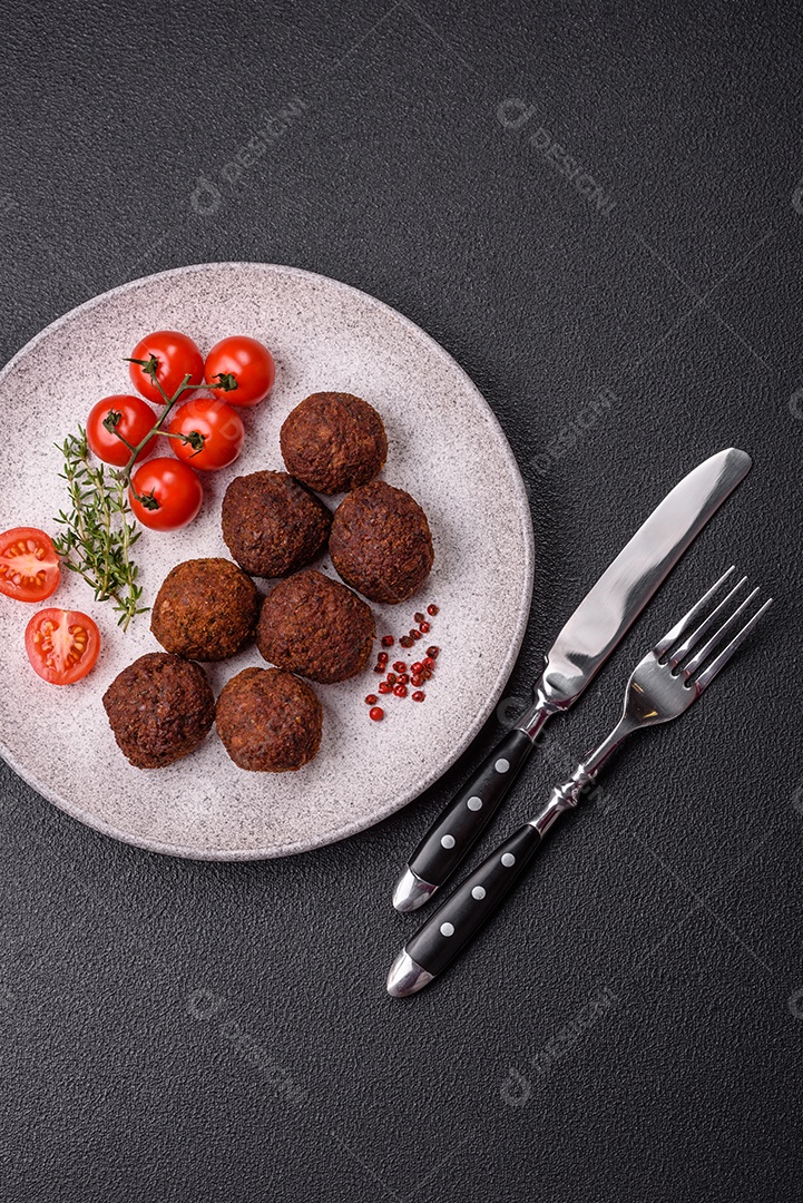 Imagem mostra Falafel, um bolinho frito popular no Oriente Médio