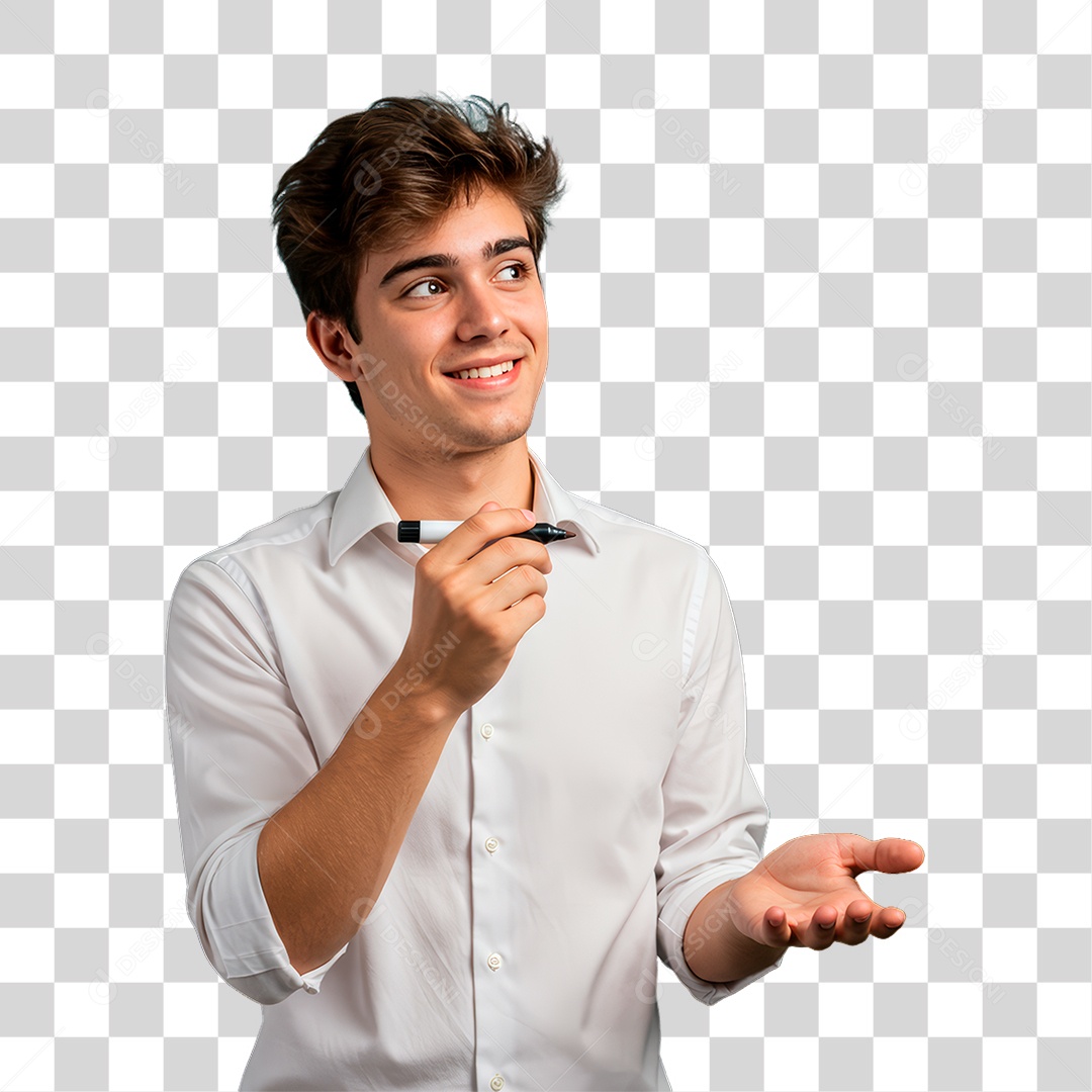 Professor Dando Aula PNG Transparente