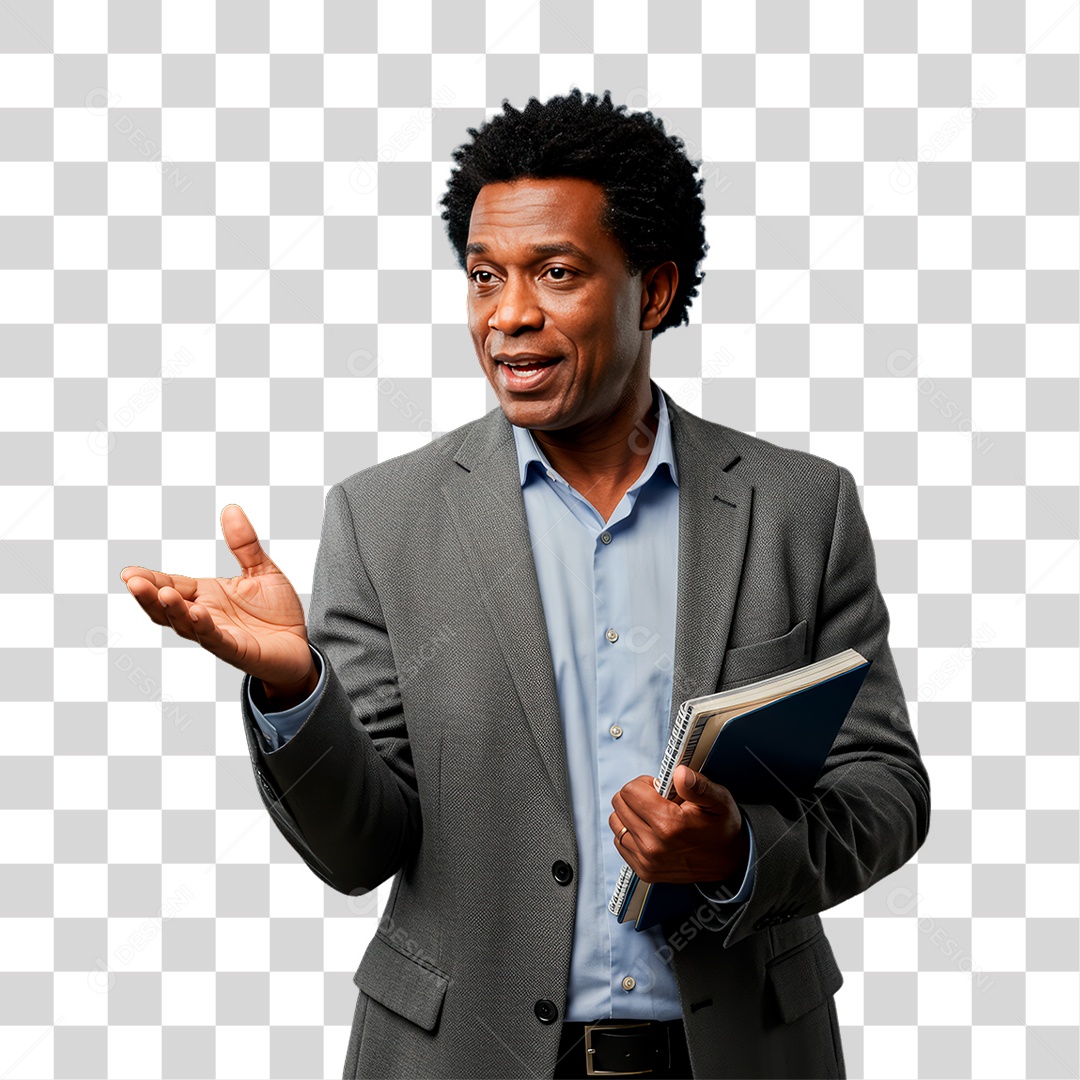 Professor Dando Aula PNG Transparente