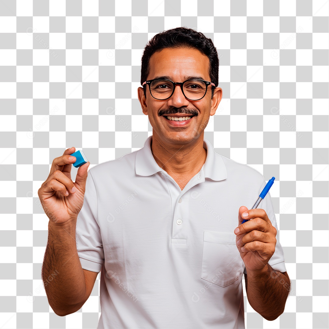 Professor Dando Aula PNG Transparente