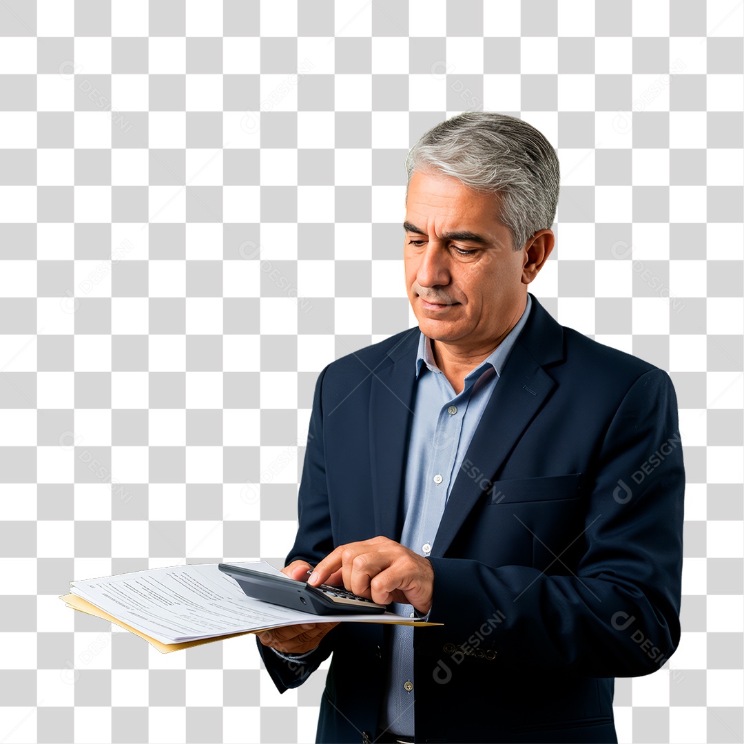 Homem de Terno PNG Transparente