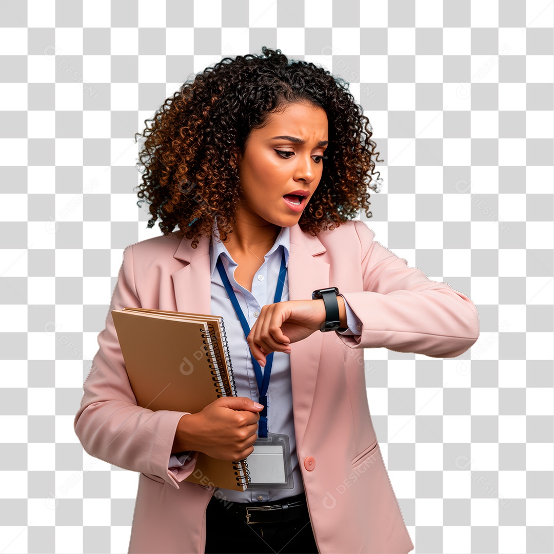 Mulher de Terno PNG Transparente