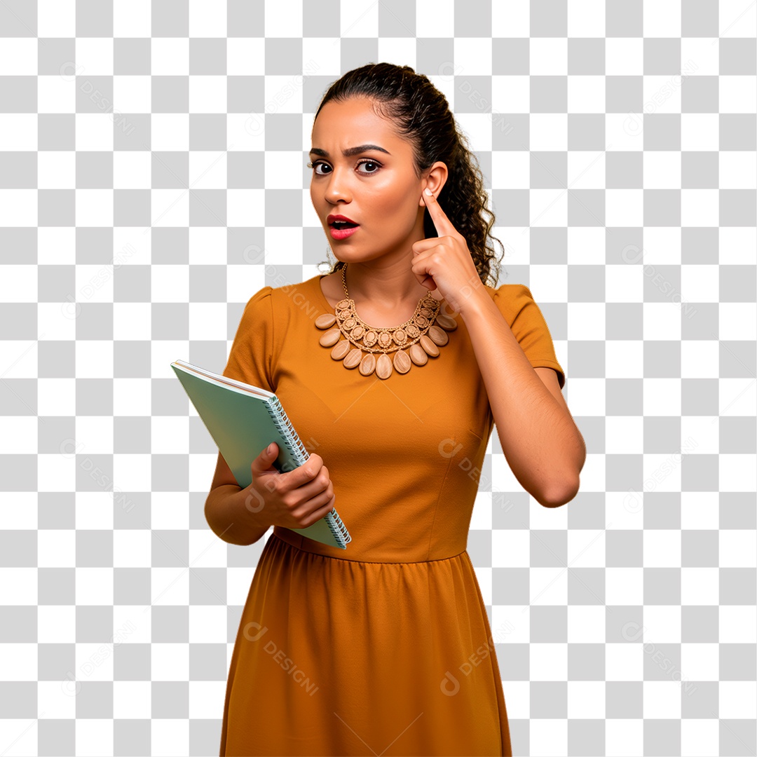 Professora Dando Aula PNG Transparente