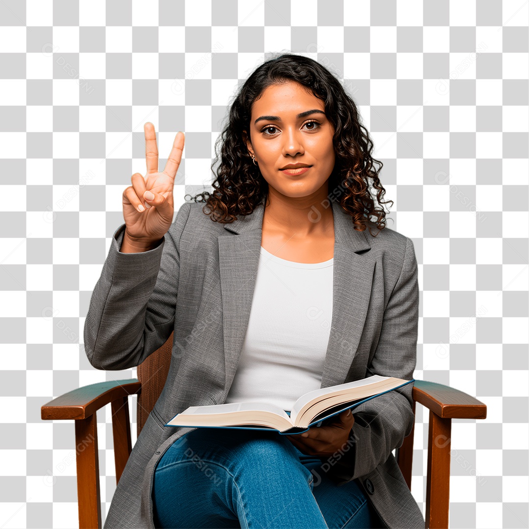 Professora Dando Aula PNG Transparente