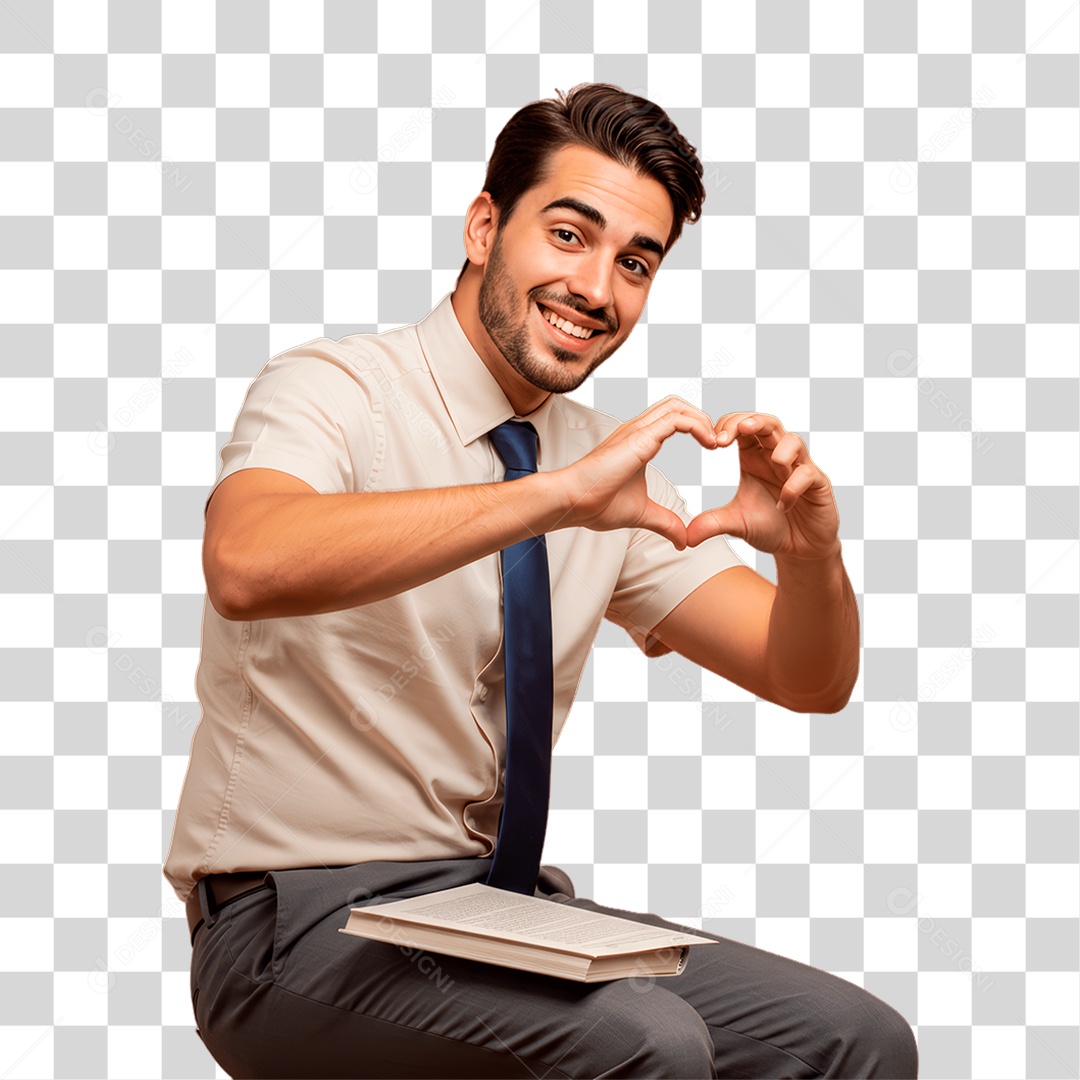 Professor Dando Aula PNG Transparente