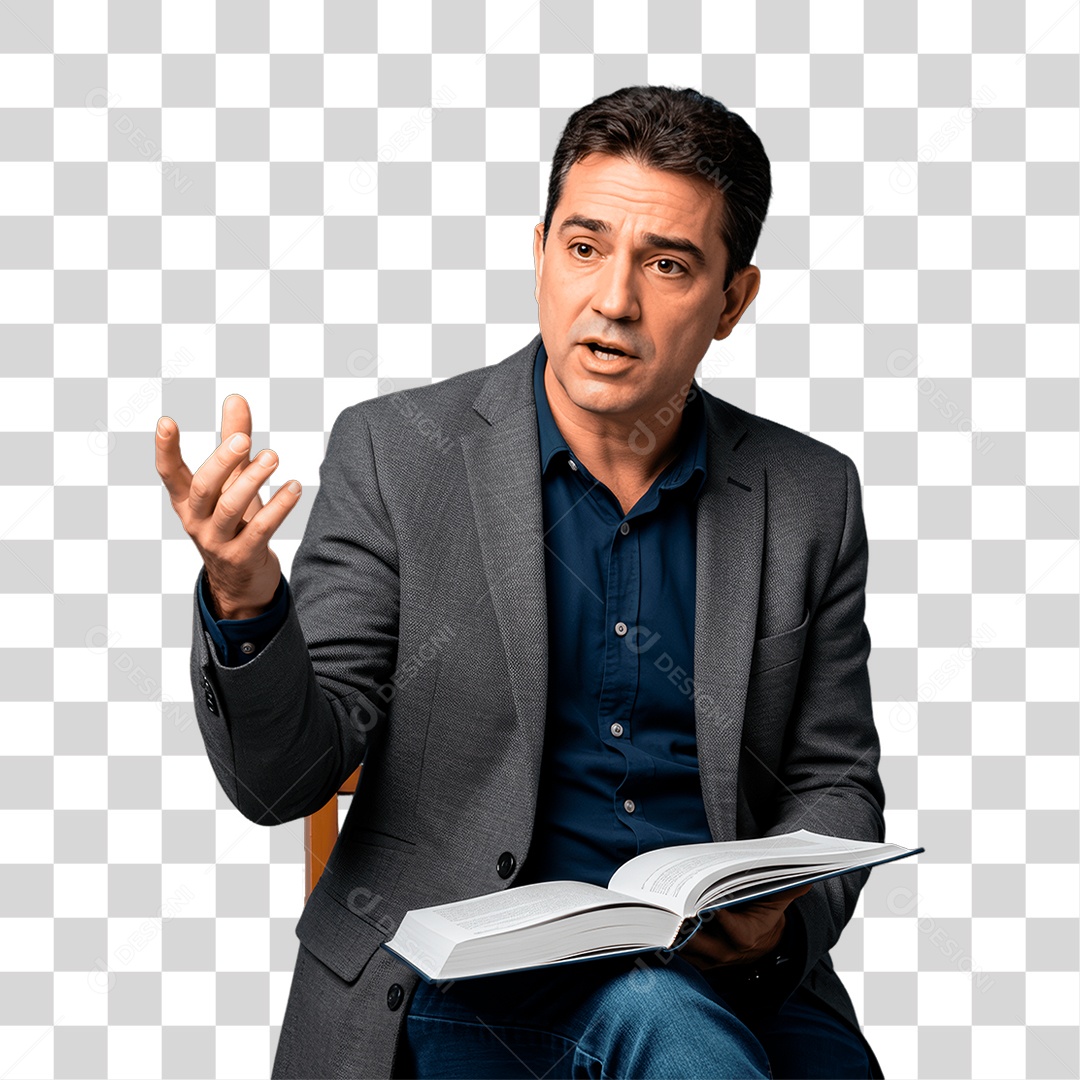 Professor Dando Aula PNG Transparente