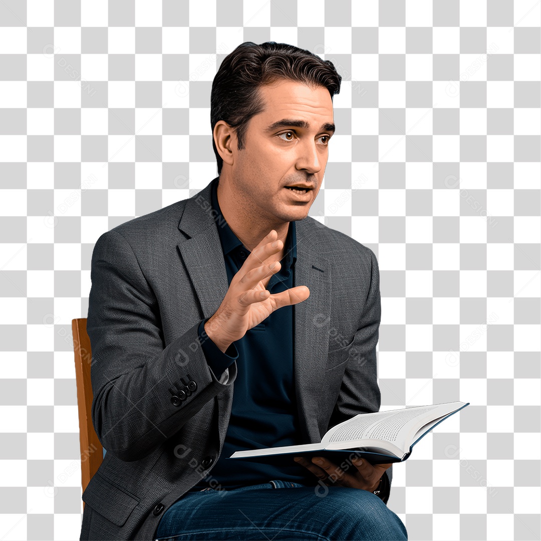 Professor Dando Aula PNG Transparente