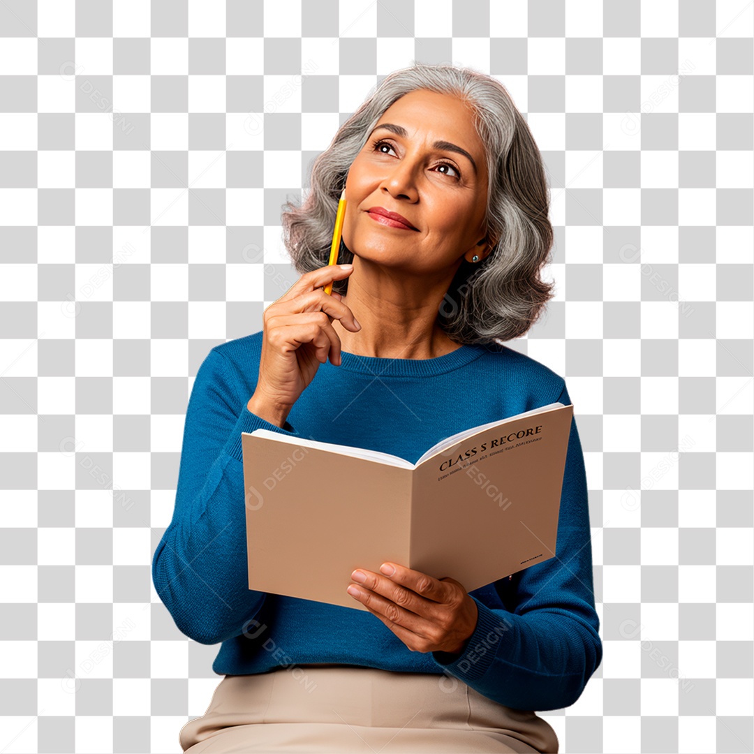 Professora Dando Aula PNG Transparente