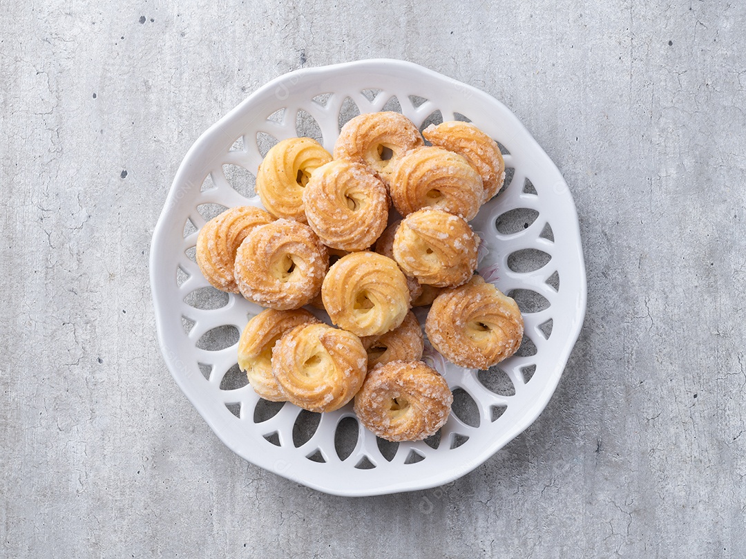 Retrato mostra biscoitos do tipo Biscoito Samanta ou Biscoito Samantilha