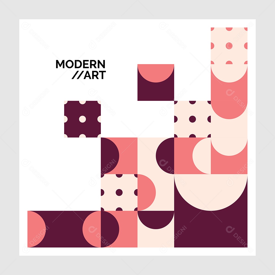 Fundo de Formas Geométricas Abstratas Coloridas Ilustração Vetor EPS