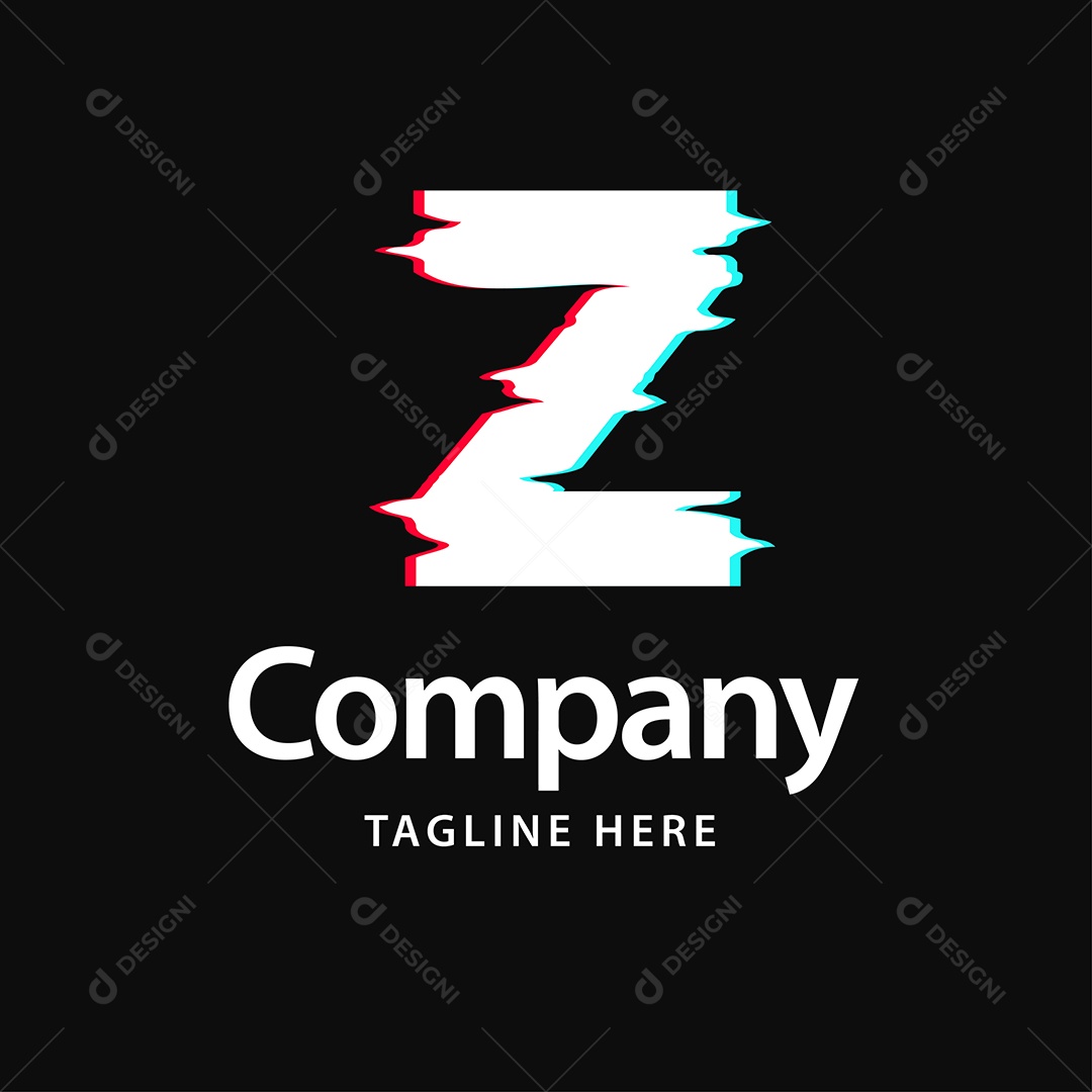 Logo de Empresa Z Ilustração Vetor EPS