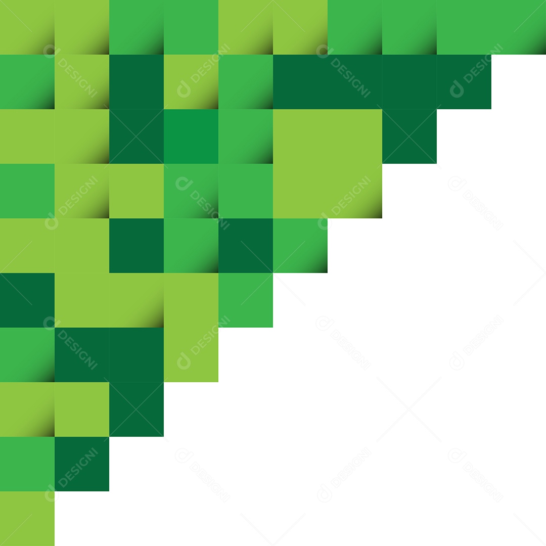 Formas Abstratas Verde Ilustração Vetor EPS