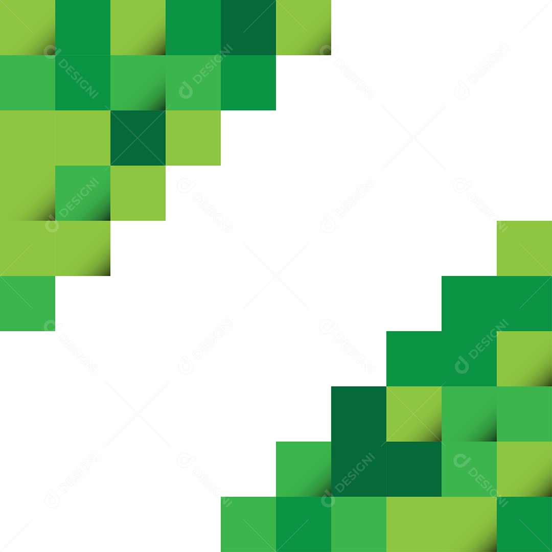 Formas Abstratas Verde Ilustração Vetor EPS