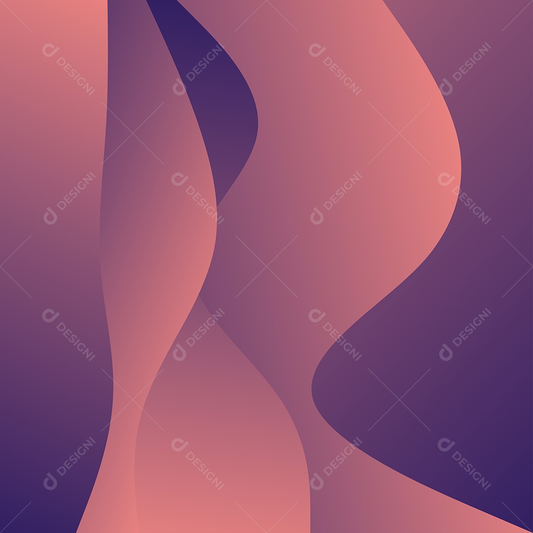 Fundo Abstrato de Ondas Vermelhas Ilustração Vetor EPS